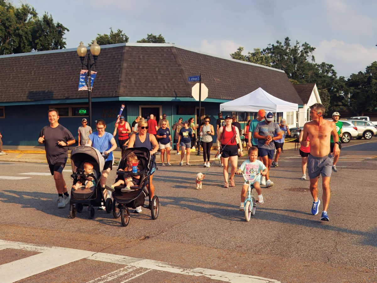 She didn't know anyone in Port Allen. So she started a run club.