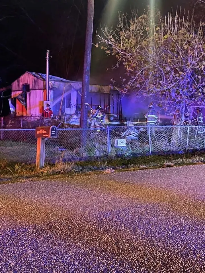 Erwinville Fire Kills Two Dogs, Destroys Home Amid Conflicting Response Time Accounts