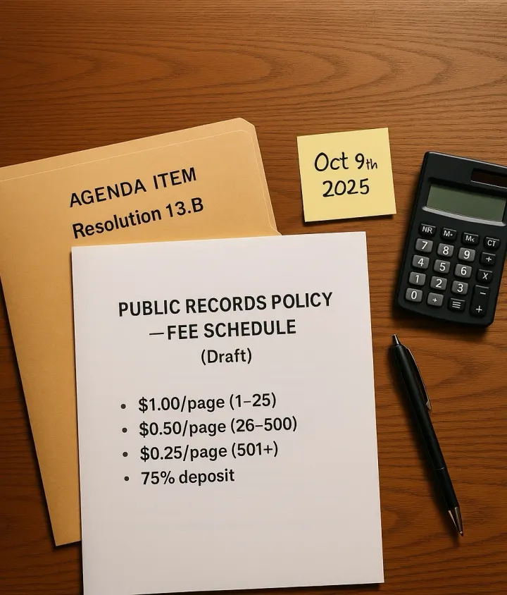 West Baton Rouge Parish Proposes Public Records Fees Four Times State Standard