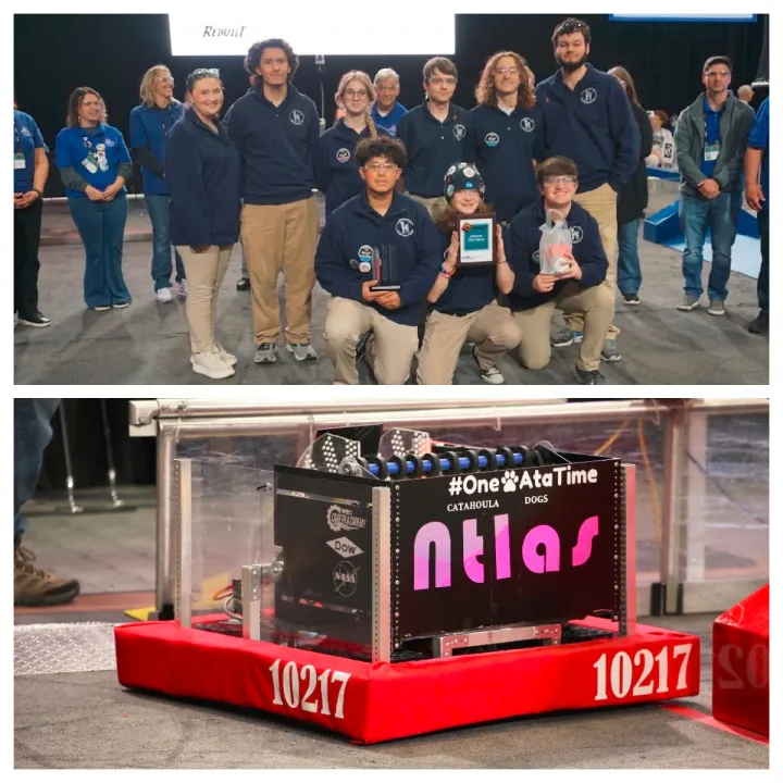West Baton Rouge Robotics Team Finishes Second at Regional Competition
