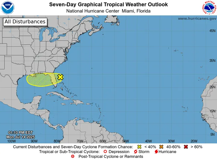 Gulf Disturbance Brings Heavy Rain Threat to West Baton Rouge as Hurricane Season Peaks