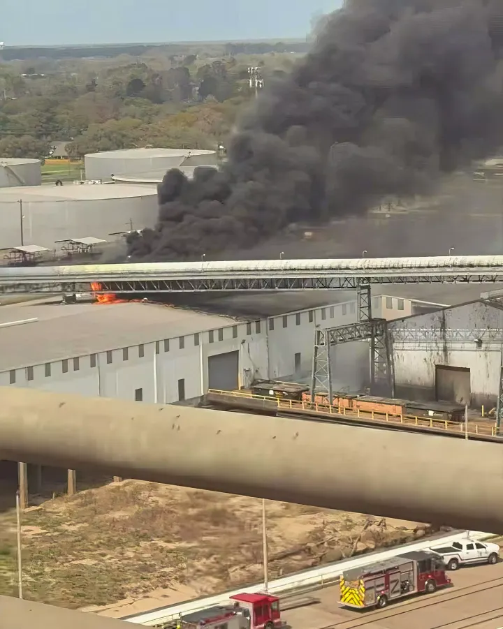 Wood Chip Conveyor Fire Shuts Down Port of Baton Rouge, Triggers Multi-Parish Response