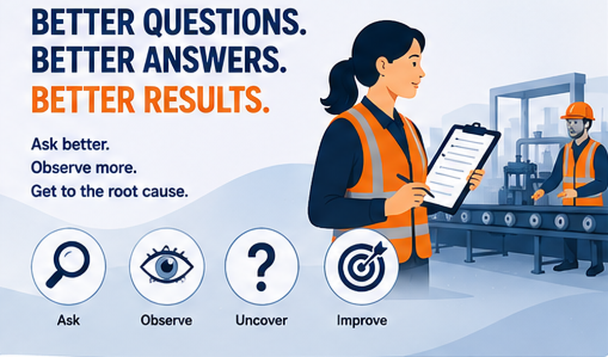 How Can You Use AI to Ask Gemba Questions That Actually Get to the Root Cause?