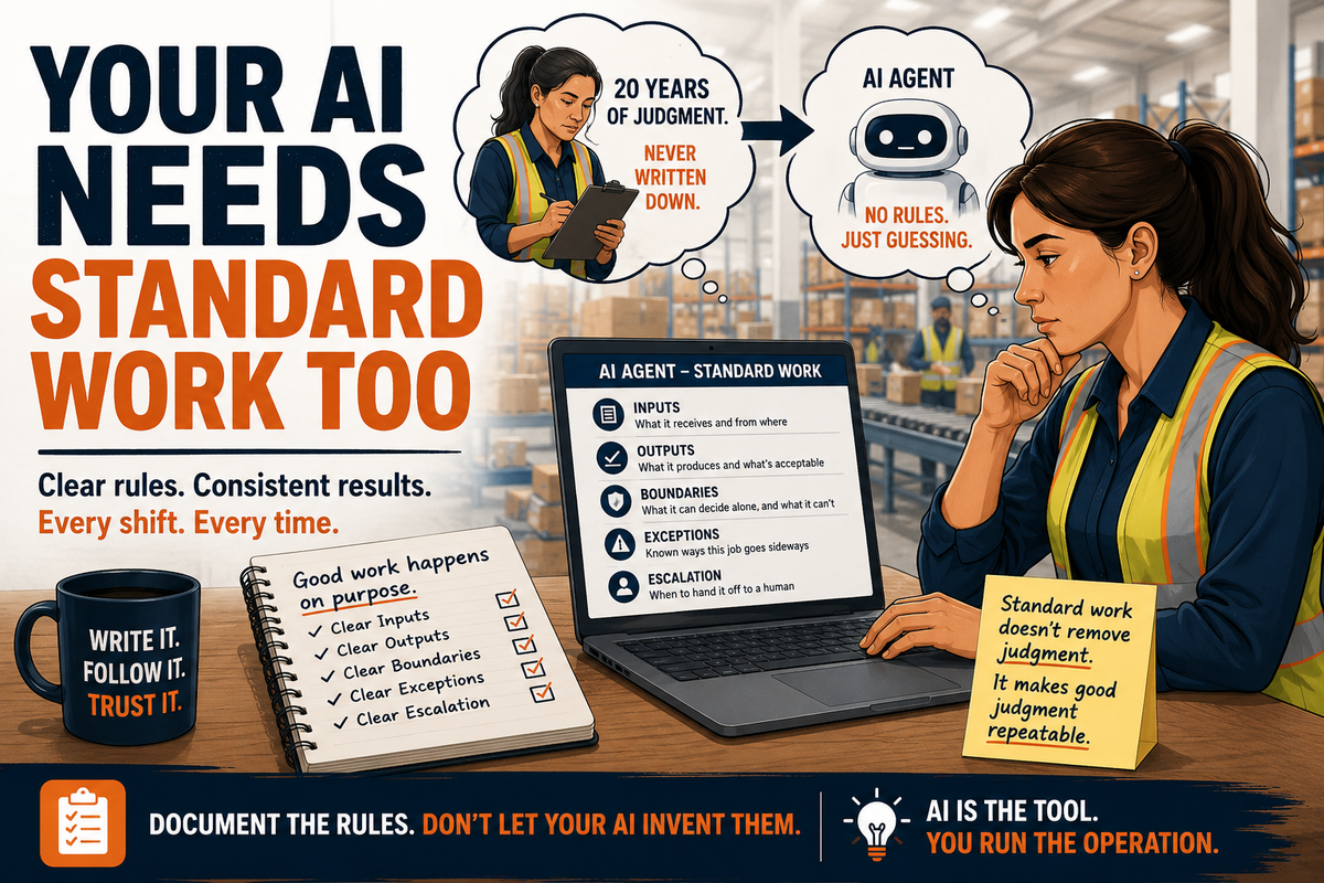 Your AI Needs Standard Work Too