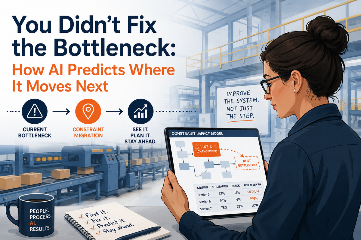 You Didn't Fix the Bottleneck: How AI Predicts Where It Moves Next