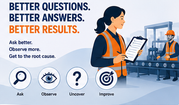 How Can You Use AI to Ask Gemba Questions That Actually Get to the Root Cause?