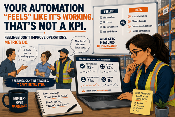 Your Automation “Feels” Like It's Working. That's Not a KPI.