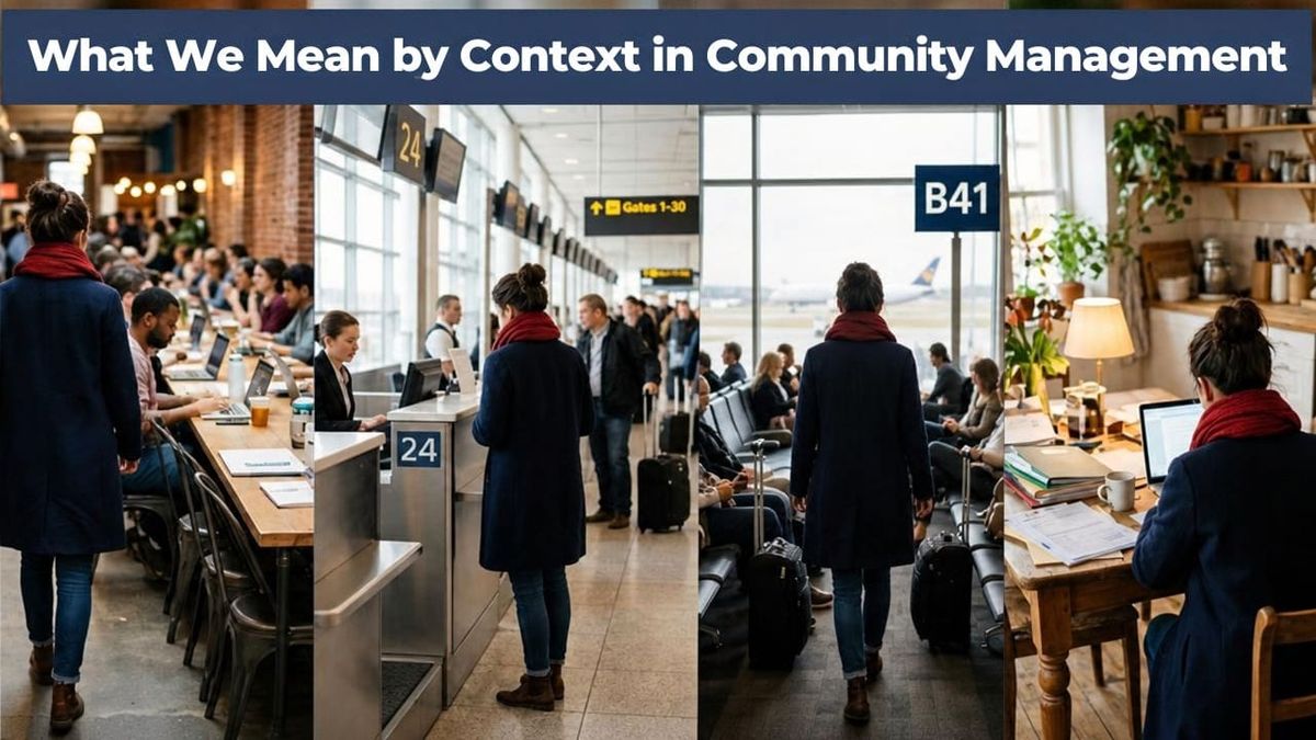 What We Mean by Context in Community Management