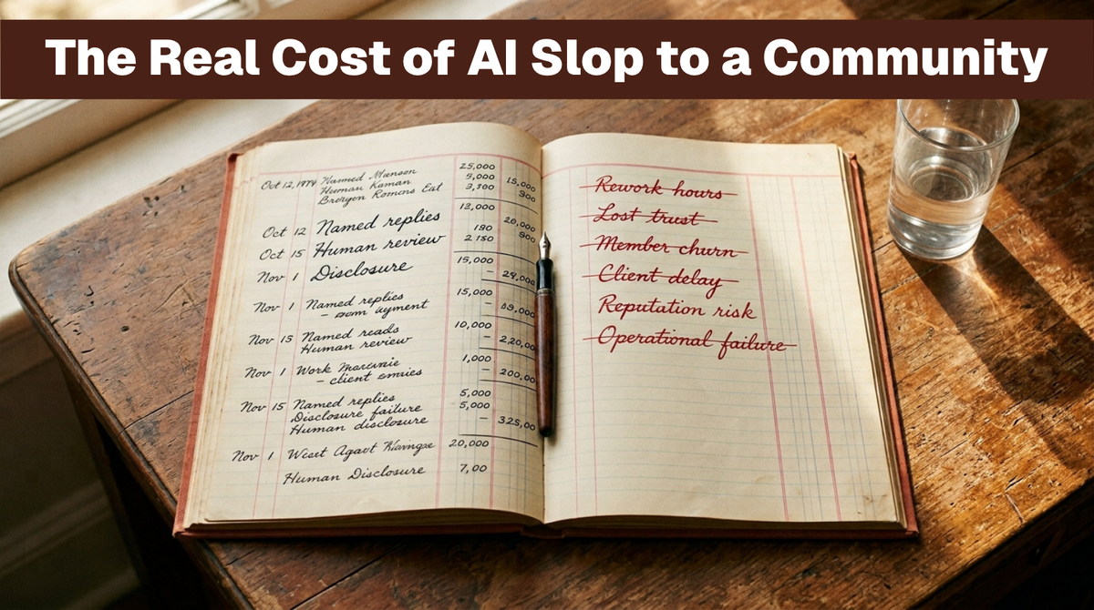 The Real Cost of AI Slop To a Community