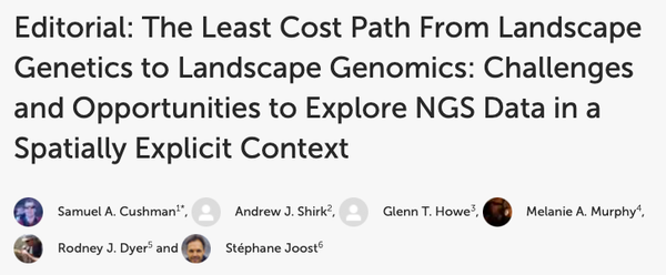 The Least Cost Path From Landscape Genetics to Landscape Genomics: Challenges and Opportunities to Explore NGS Data in a Spatially Explicit Context