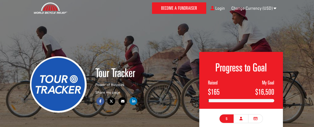 World Bicycle Relief & Tour Tracker