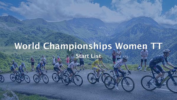 2026 World Championships Women TT Start List