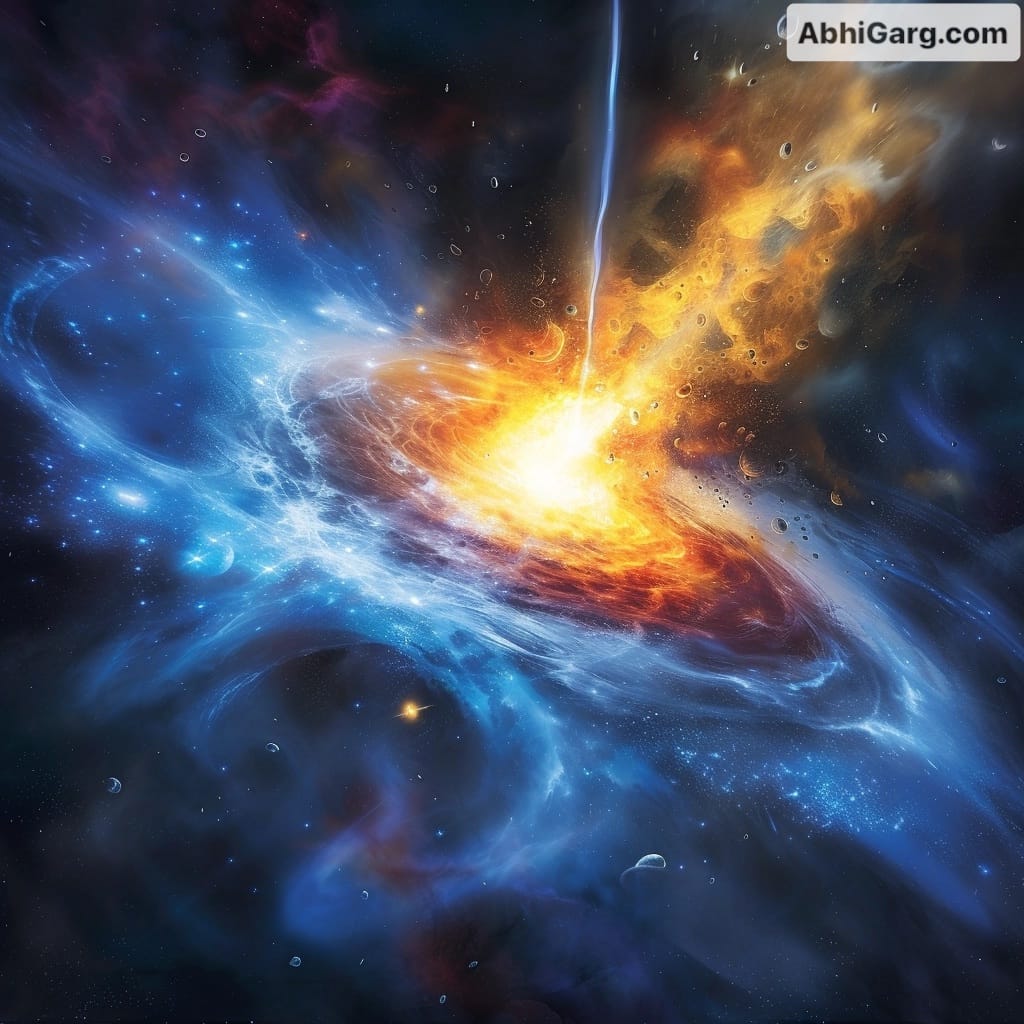 Hindu Philosophy belives in the Universe, which is the origin, carrier and transmitter of Cosmic Energy.