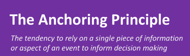 How to overcome Anchoring Bias, a Cognitive Bias?