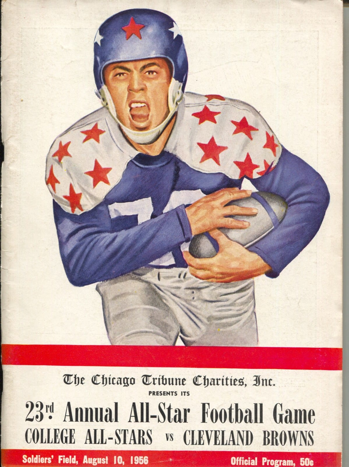 The 1956 program: All-Stars vs. the champion Cleveland Browns