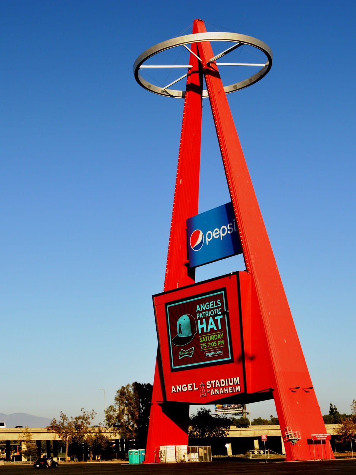 The Big A today — halo still lit after wins. Photo: CC BY-SA 4.0