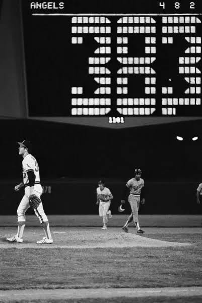 The Anaheim scoreboard, Sept 27, 1973: 383