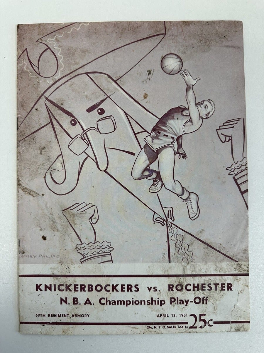 The artifact: an NBA Finals program — 