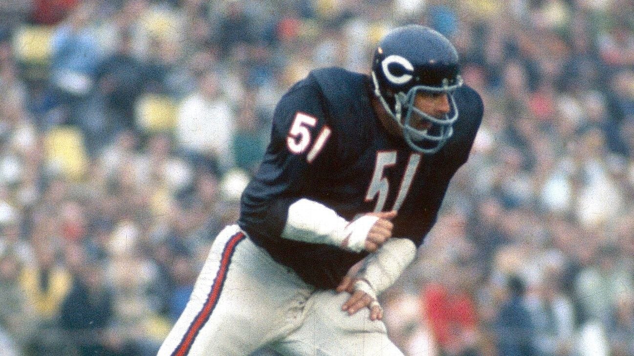 Dick Butkus in the navy that never changes.