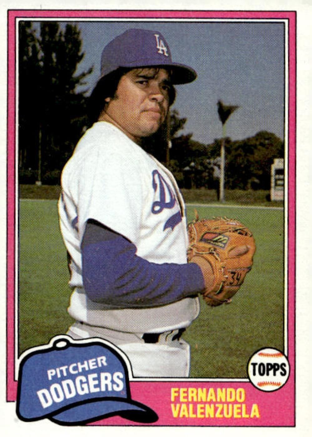 1981 Topps Traded Fernando Valenzuela #850, mid-Fernandomania.