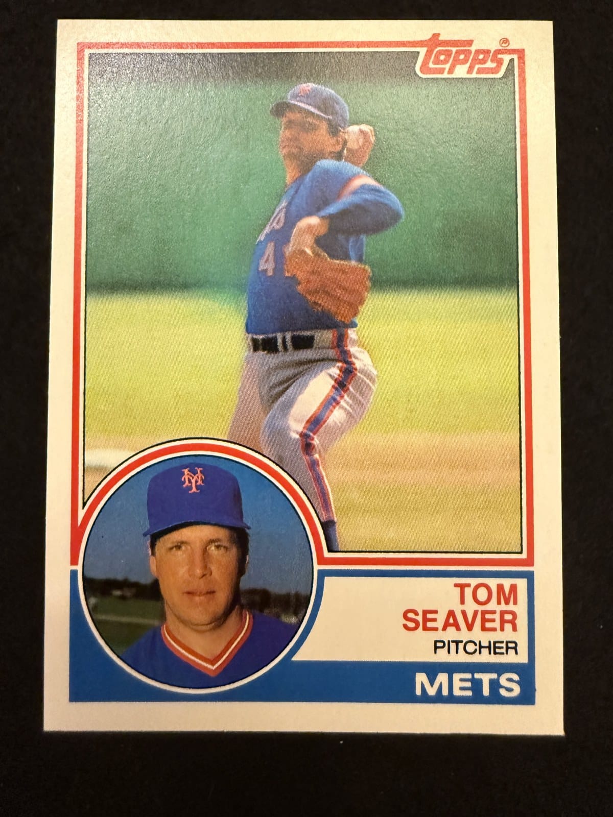 Tom Seaver #101T, home again in Queens.