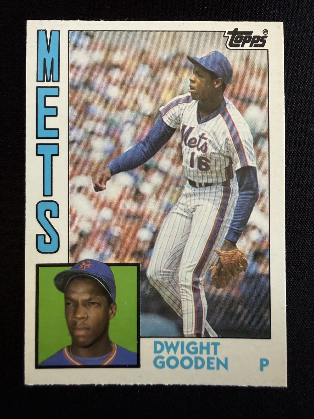 Dwight Gooden #42T — the card of the mid-'80s hobby.