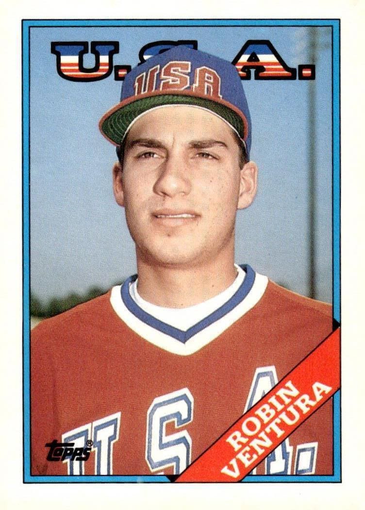 Robin Ventura #124T from the Seoul Olympic subset.