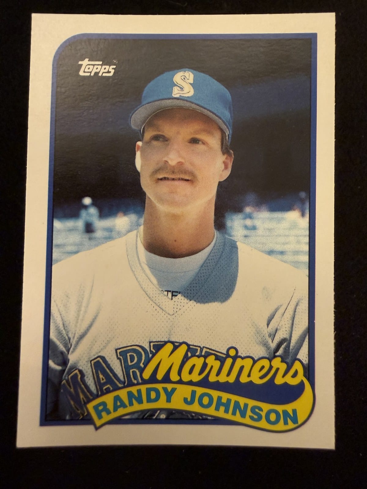 Randy Johnson #57T, first card as a Mariner.