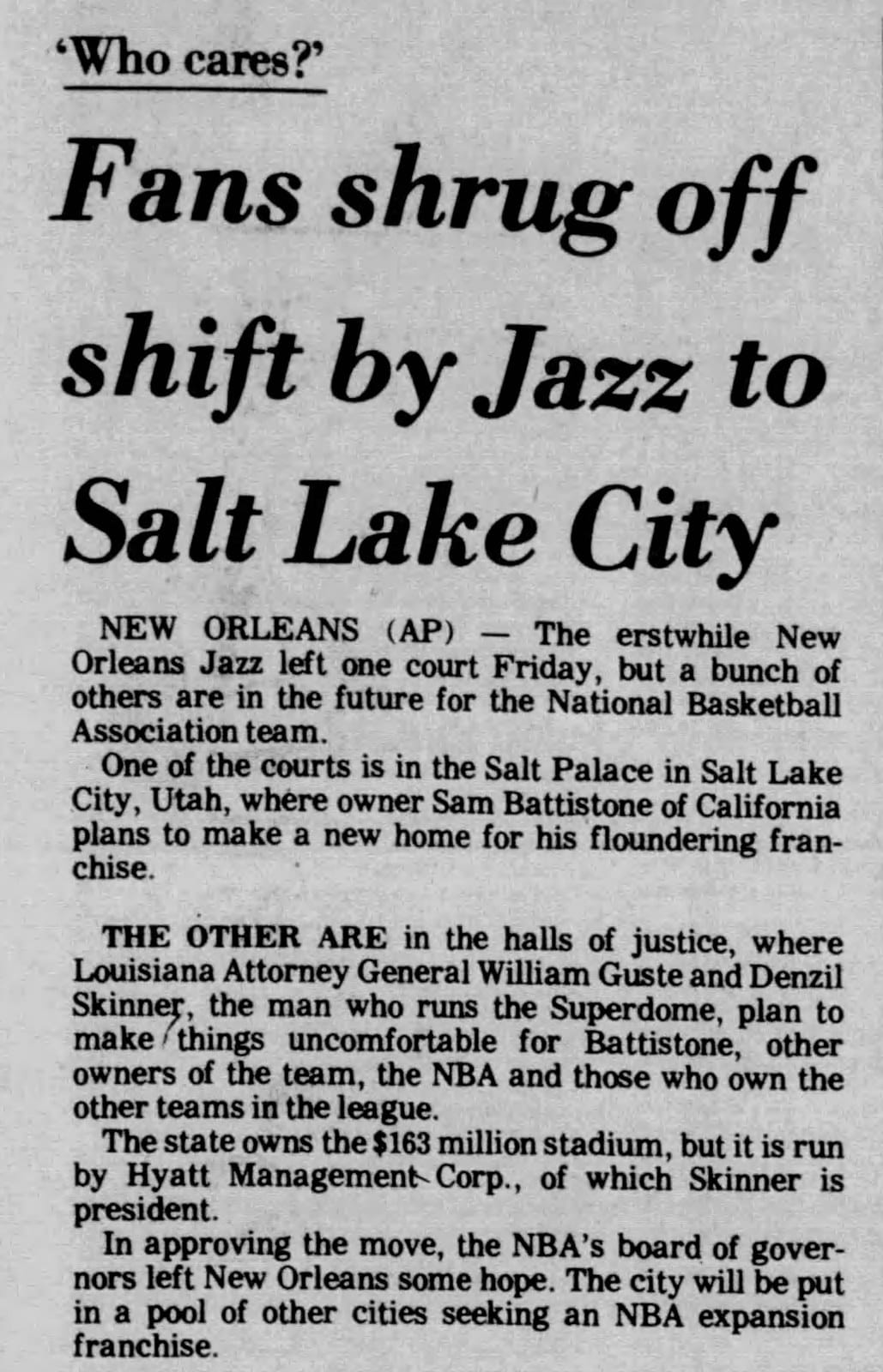 The Daily Iberian, June 9, 1979: 