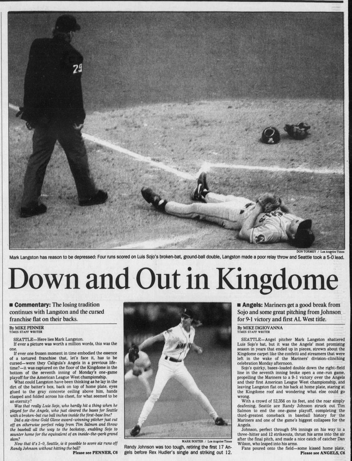 LA Times, Oct 3, 1995: