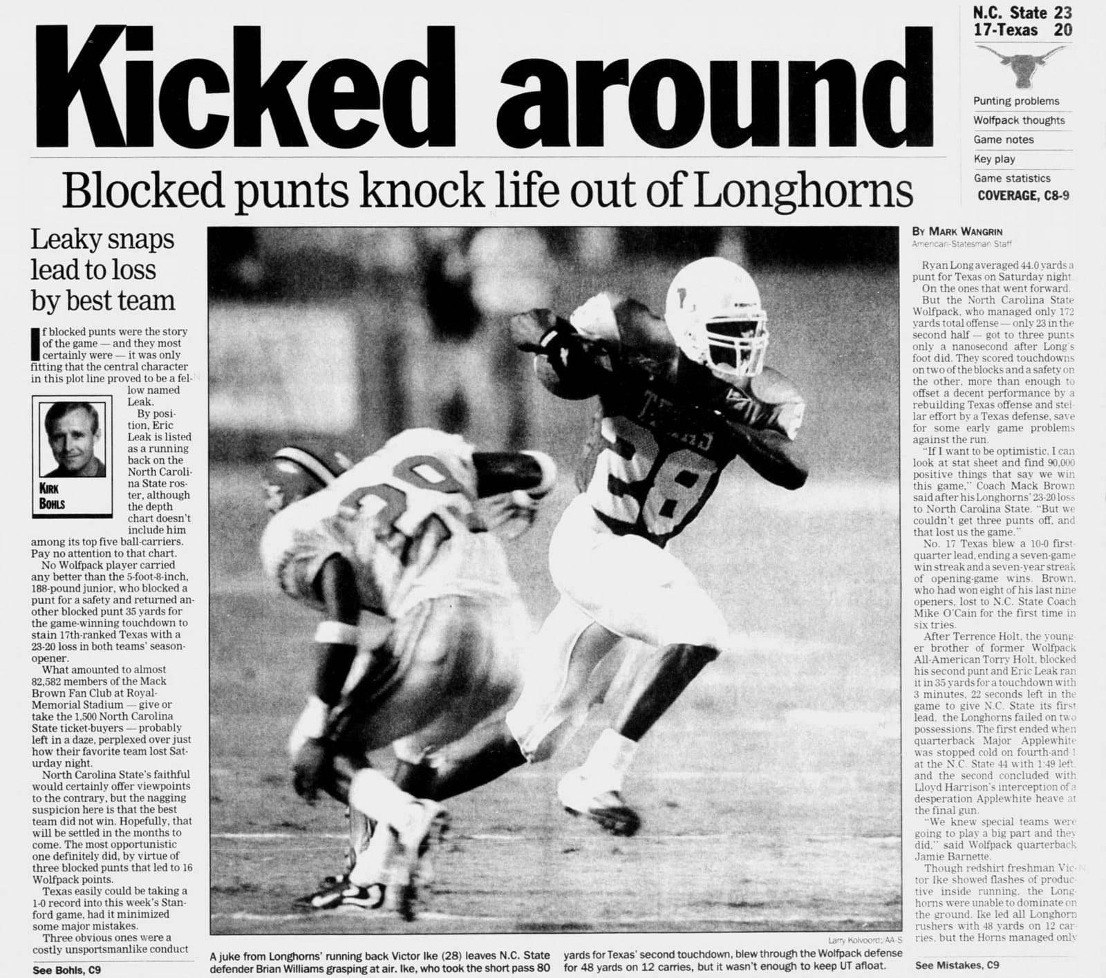 Austin American-Statesman, Aug 29, 1999: