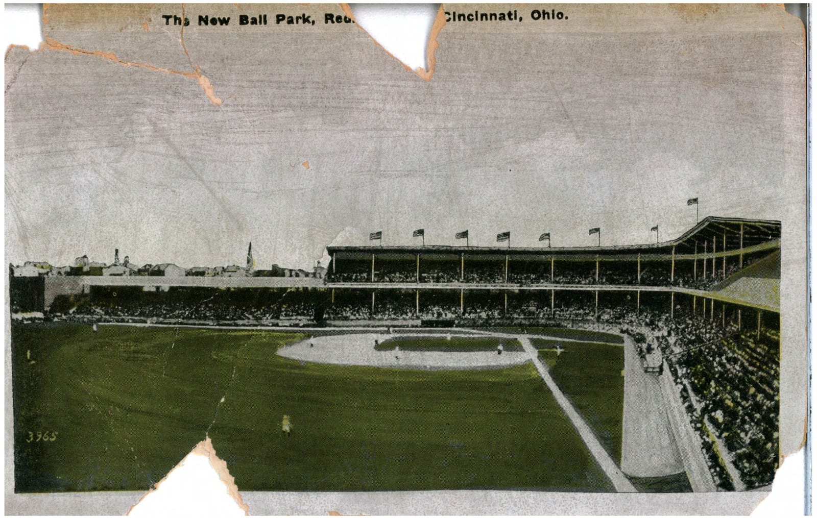 'The New Ball Park' — a 1912 postcard.
