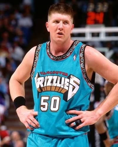 Big Country: Bryant Reeves in the teal — the Grizzlies when the name still made geographic sense