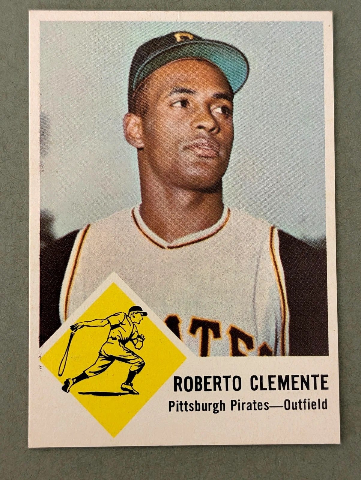 Roberto Clemente in the 1963 Fleer set — active stars, no gum, one doomed series