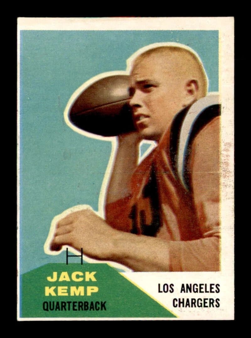 Jack Kemp in Fleer's AFL line — dead by 1964's license split