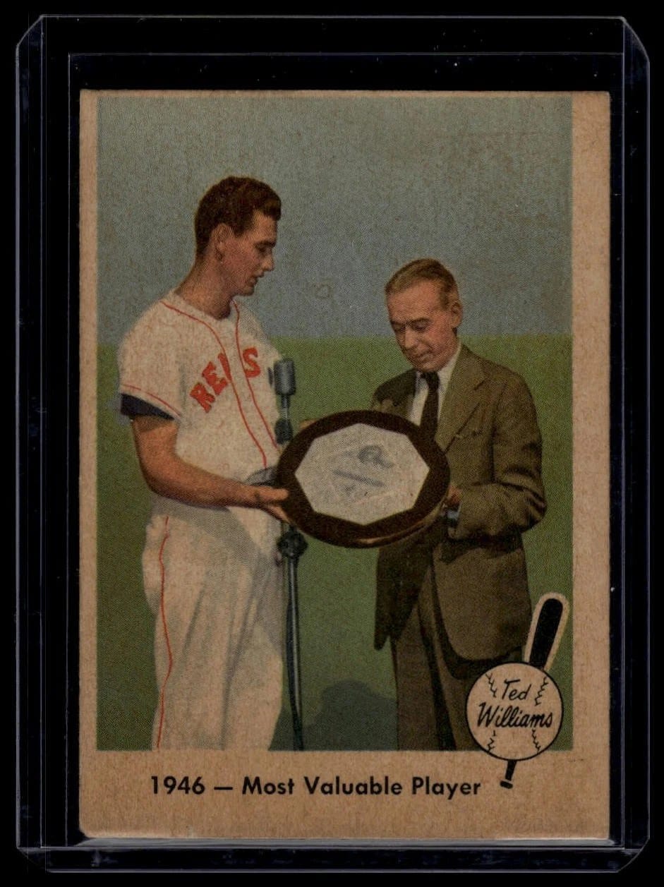 1959 Fleer Ted Williams — the one superstar Topps couldn't own outright