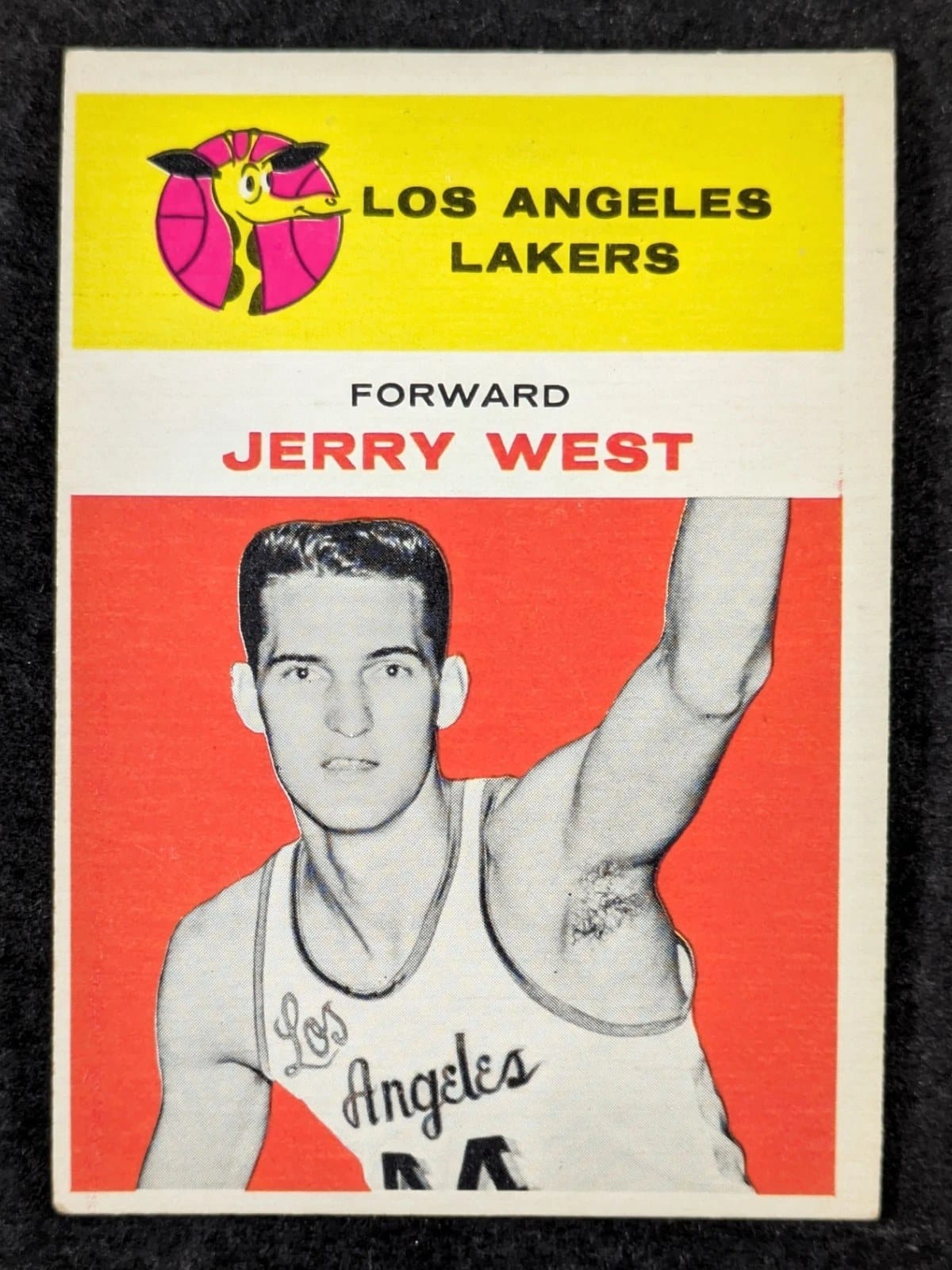 1961-62 Fleer basketball: the Jerry West rookie — one of the set's 3 legendary first cards