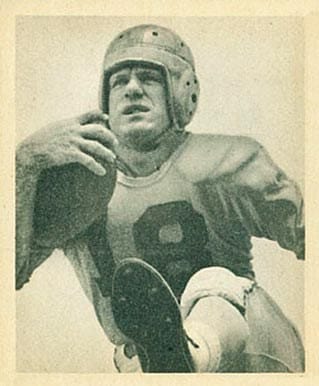Fred Gehrke's 1948 Bowman card — the painter, the year he painted.