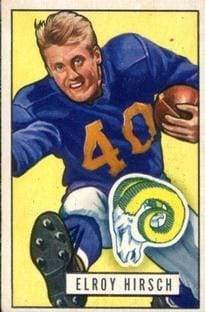 Elroy Hirsch's 1951 Bowman.
