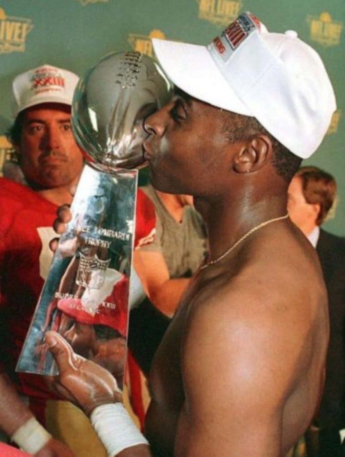 The payoff: Rice and the hardware, 1989 (public domain)