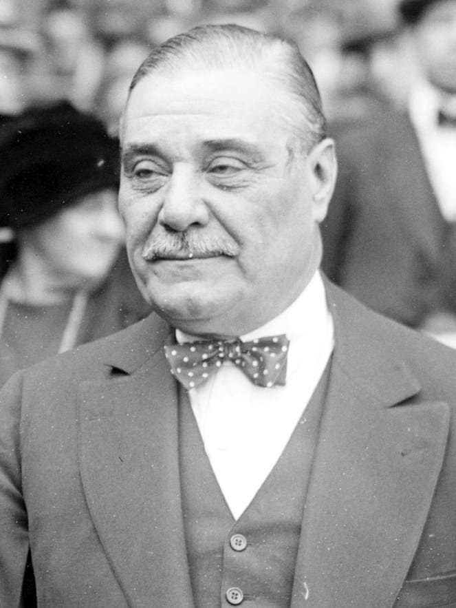 Yankees owner Jacob Ruppert, who backed his manager over his superstar. Photo: Bain News Service (public domain)