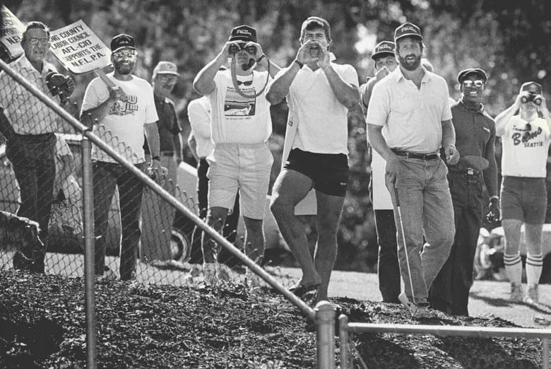 The picket line, 1987