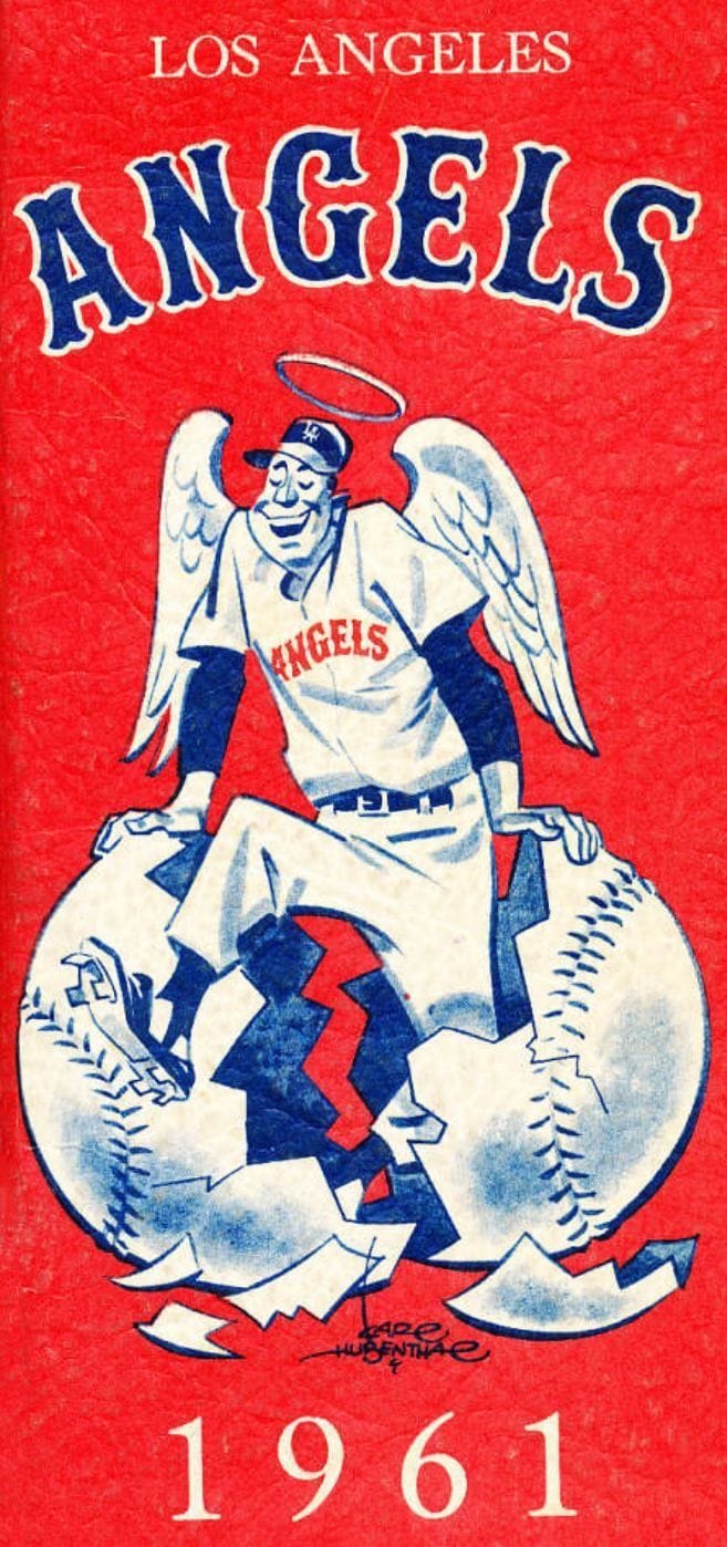 The Los Angeles Angels' first media guide, 1961.