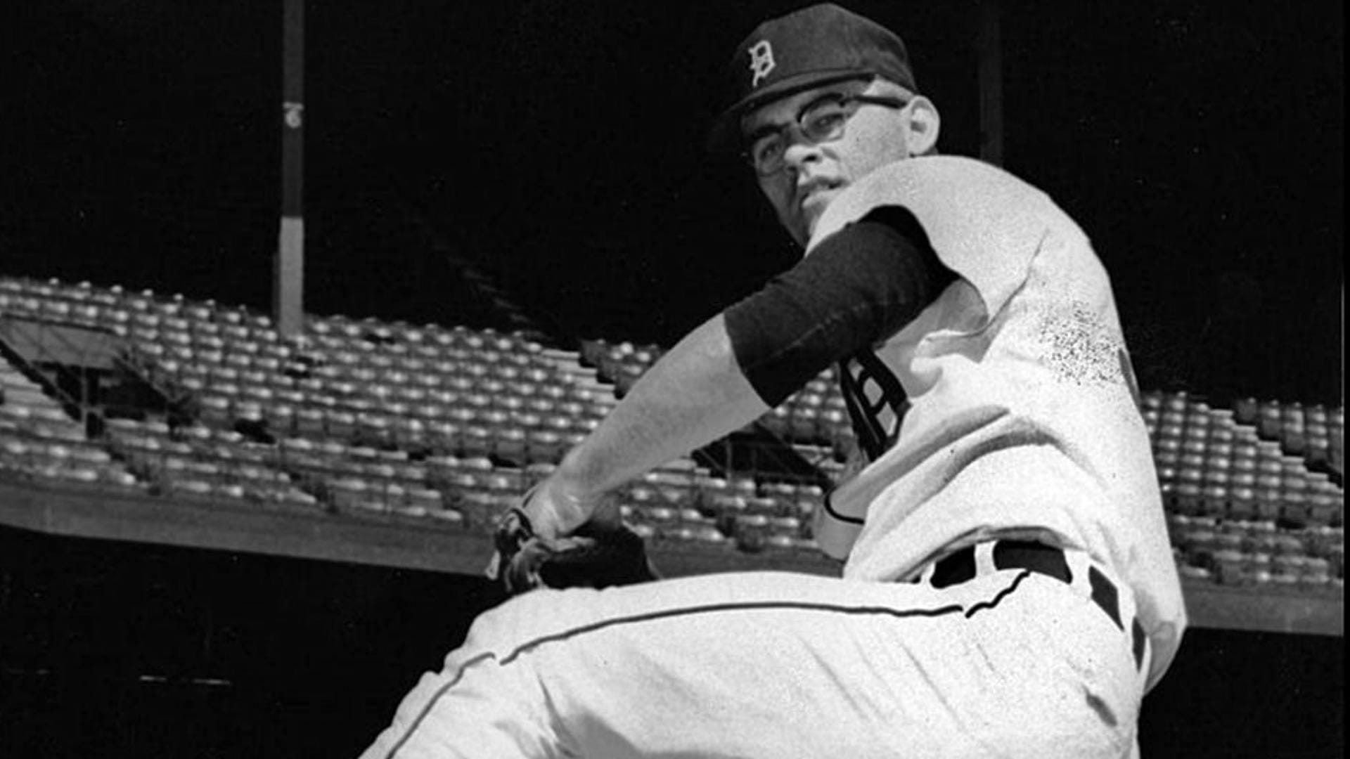 McLain at Tiger Stadium, 1968.