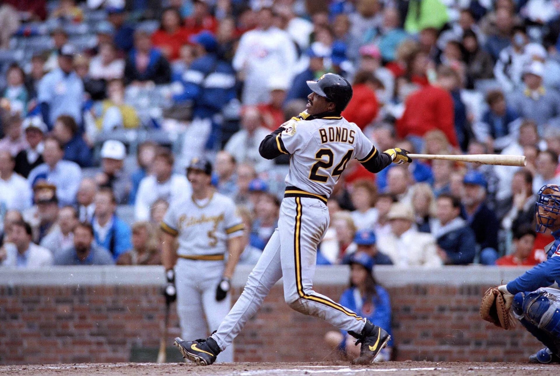 Barry Bonds with the Pirates.