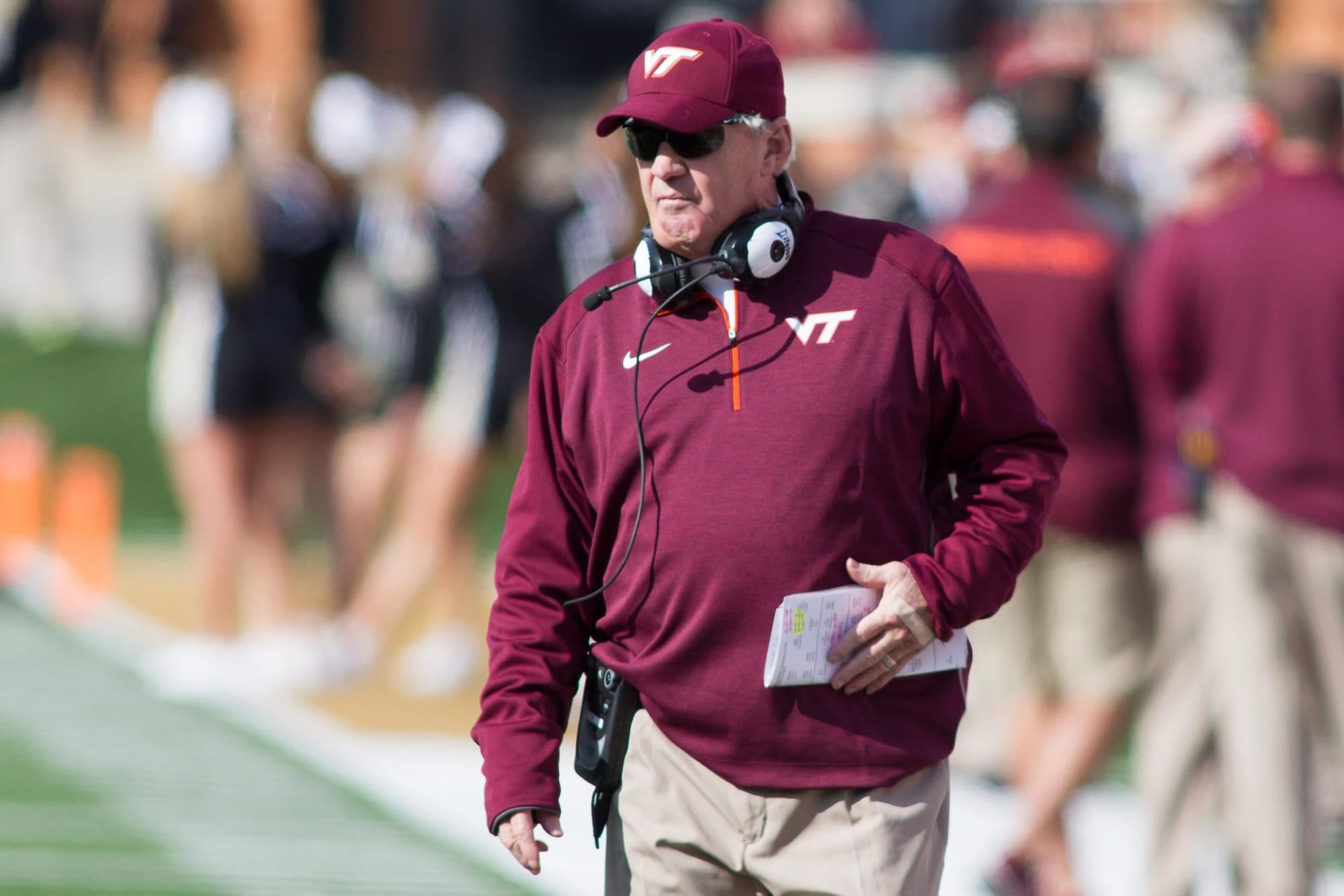 Frank Beamer as the ten-win seasons ran out.