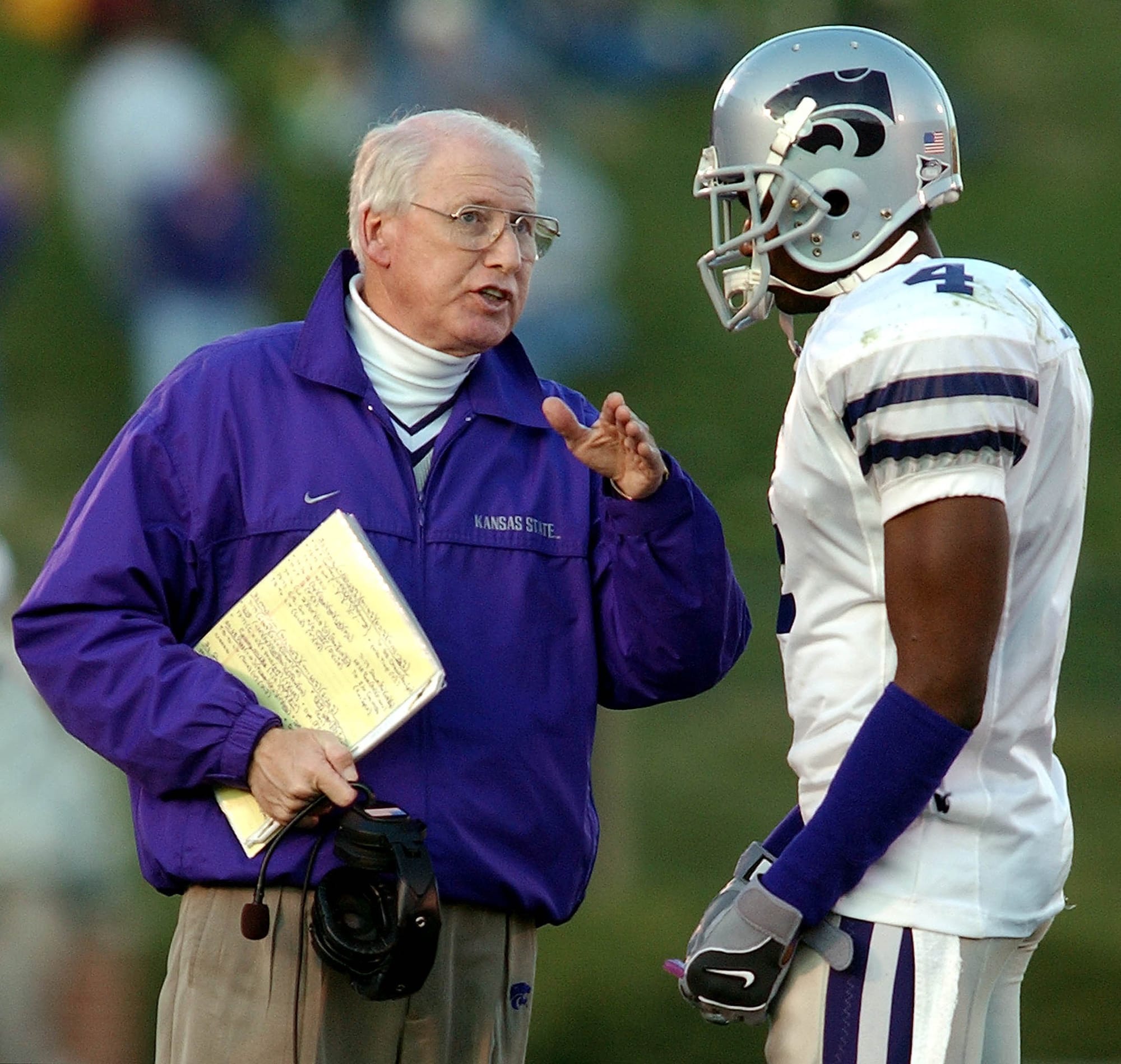 Bill Snyder in his second Kansas State stint, coaching into his late 70s.