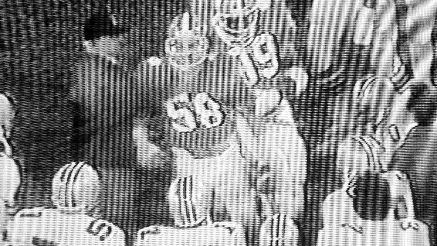 The three seconds that ended 28 years: Hayes grabs Clemson's Charlie Bauman at the 1978 Gator Bowl.
