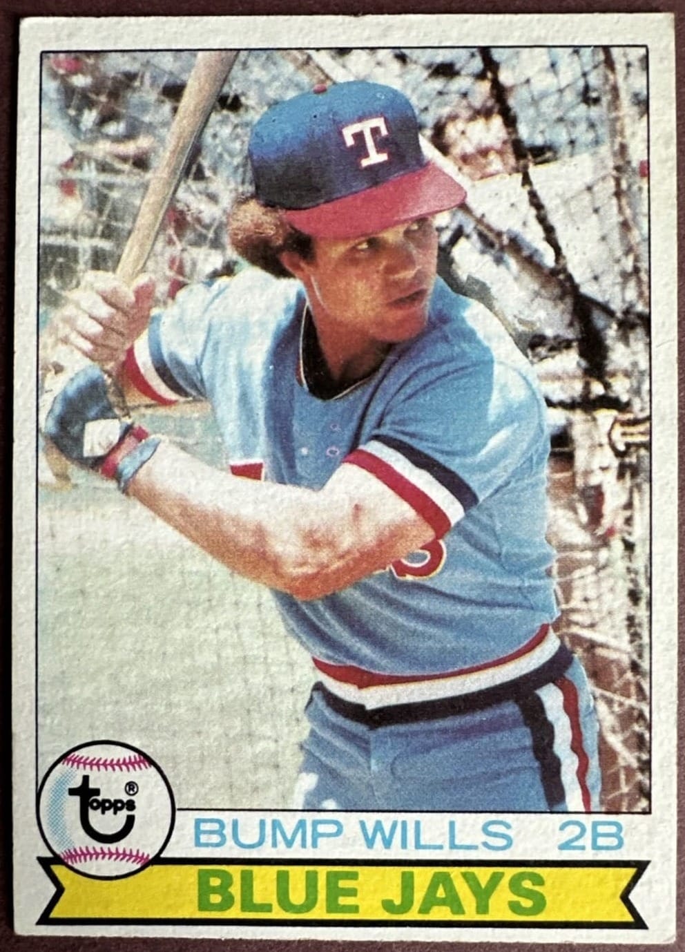 1979 Topps #369: Bump Wills, Blue Jay. He never was.
