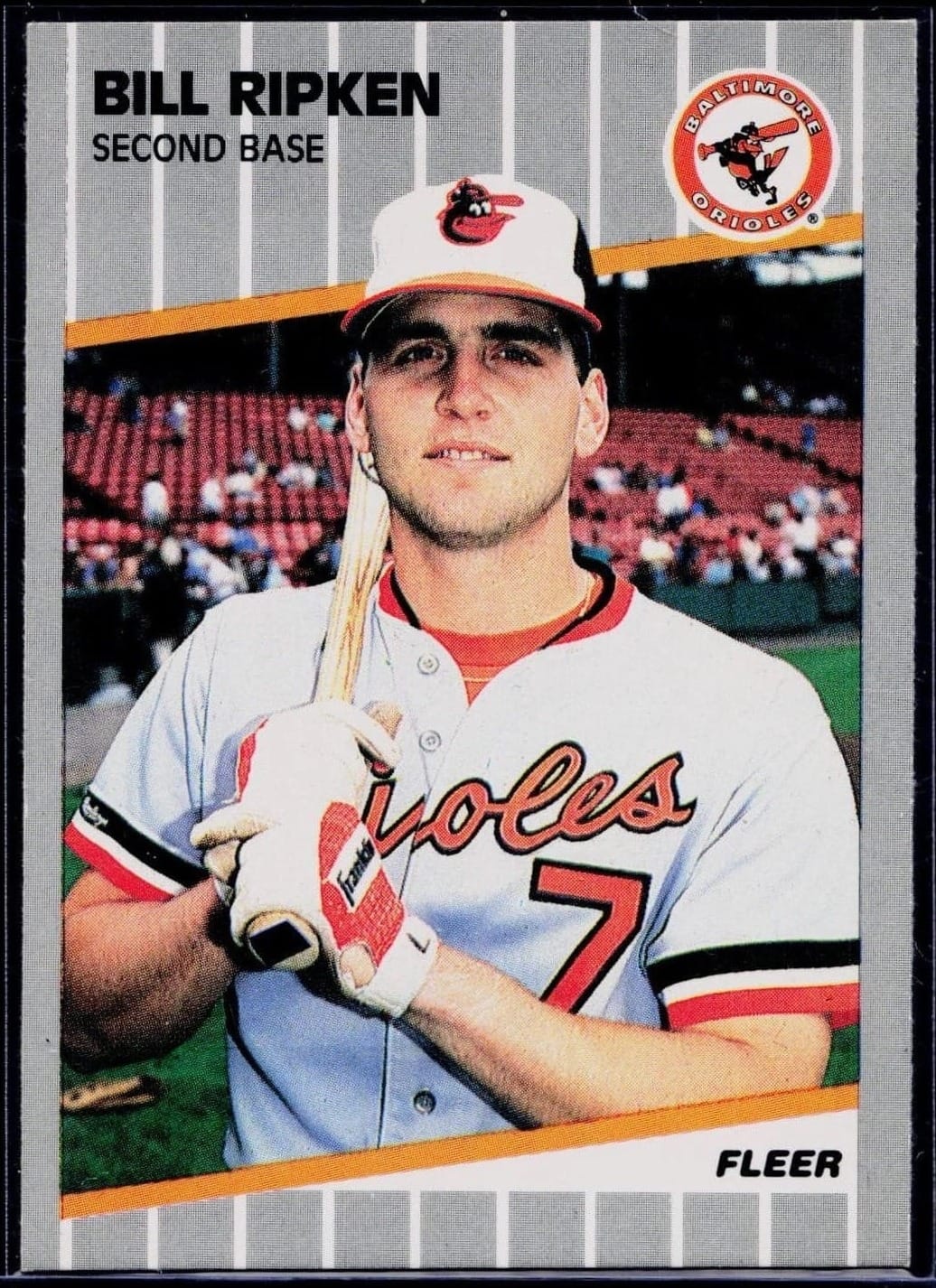 1989 Fleer #616, the black box: the fix most of the print run got.